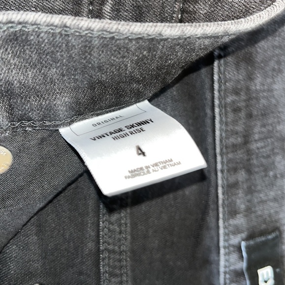 Express Vintage Skinny High Rise Size 4 NWOT - Picture 6 of 9